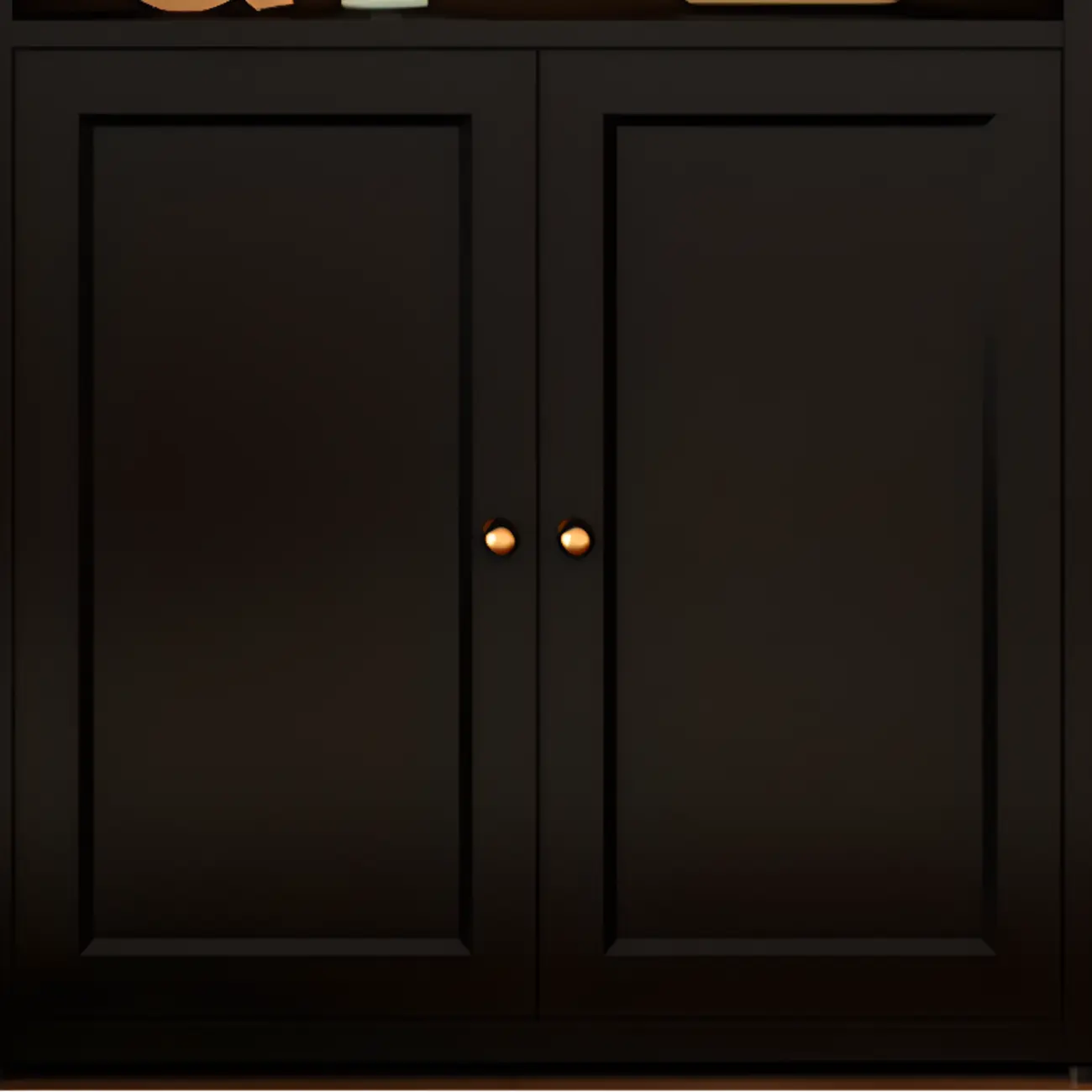 Contemporary Black Metal Bookcase with Glass Doors Image - 10 | homeyfad