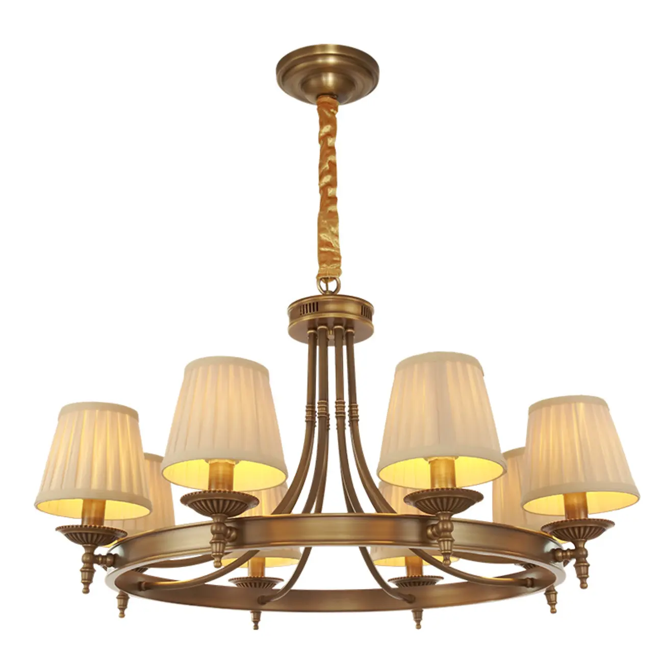 Vintage Chandelier with Metal Frame for Living Room Image - 8 | homeyfad