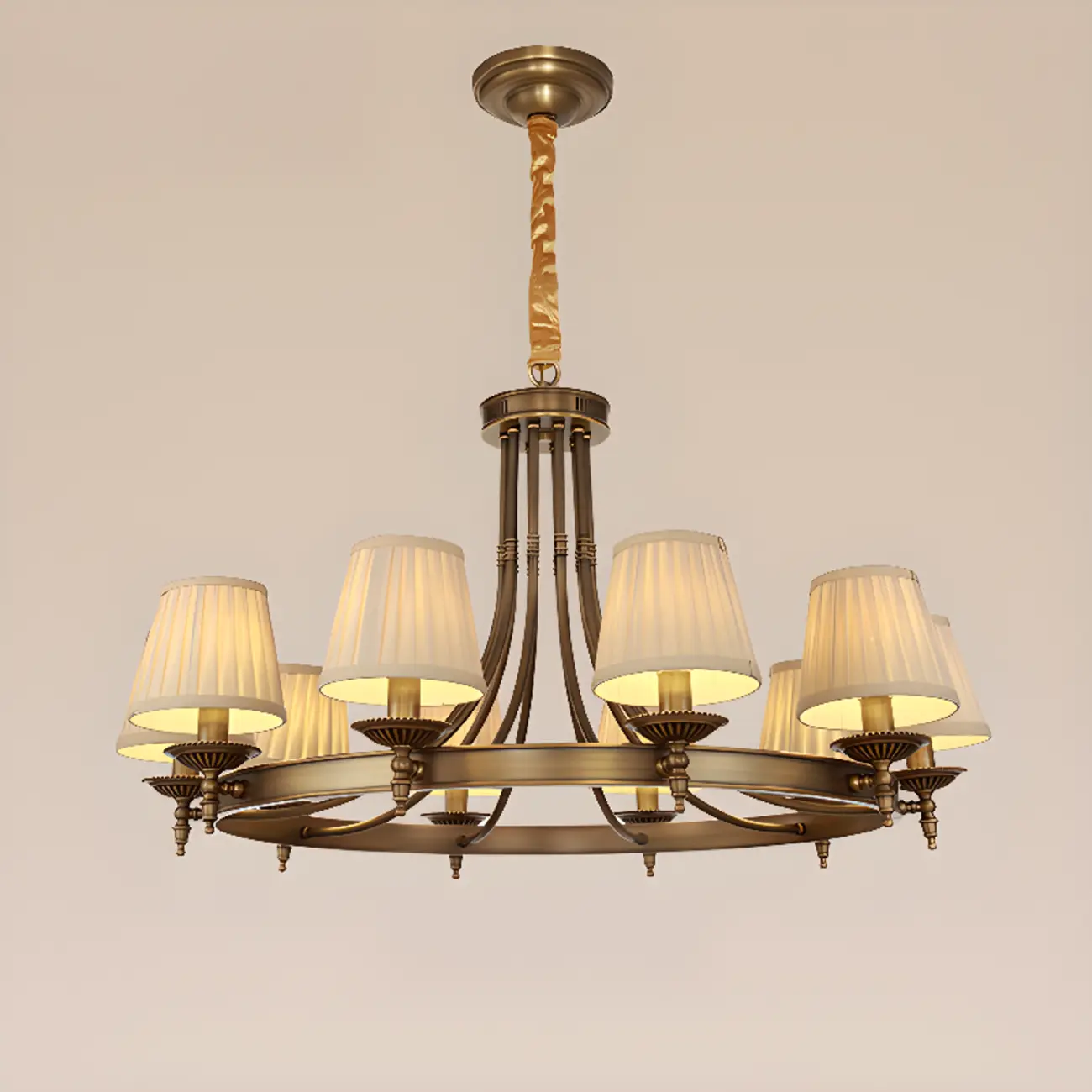 Vintage Chandelier with Metal Frame for Living Room Image - 11 | homeyfad