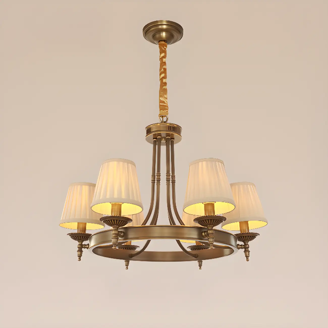 Vintage Chandelier with Metal Frame for Living Room Image - 13 | homeyfad