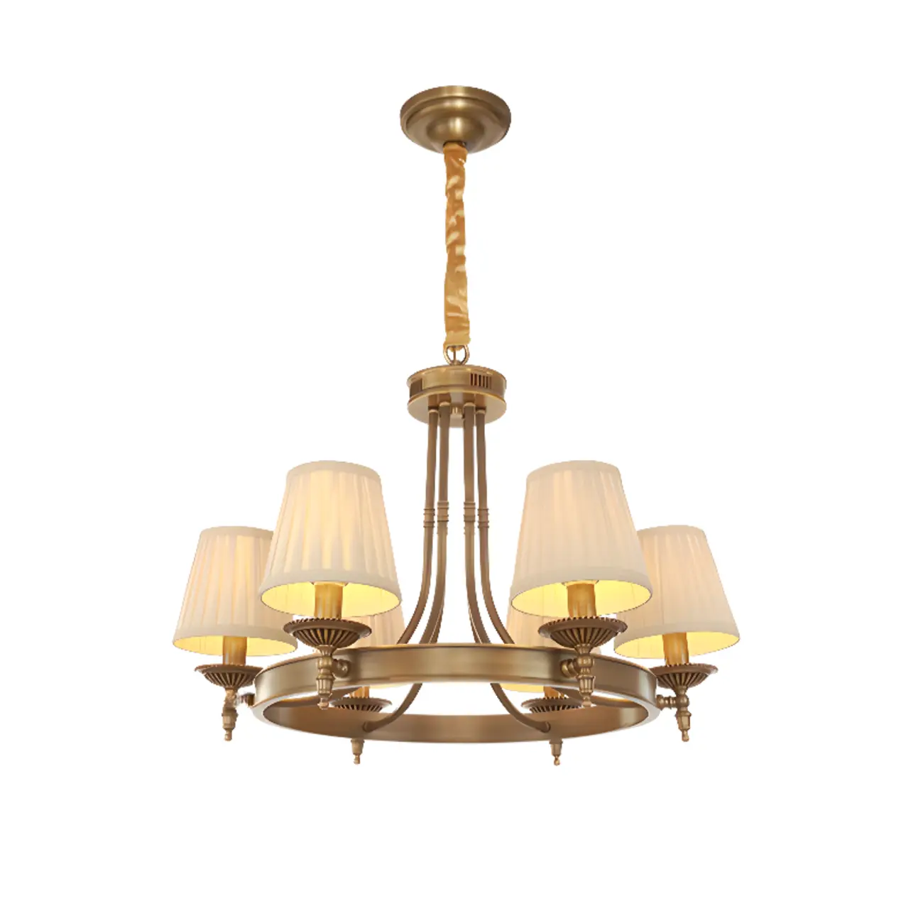 Vintage Chandelier with Metal Frame for Living Room Image - 15 | homeyfad