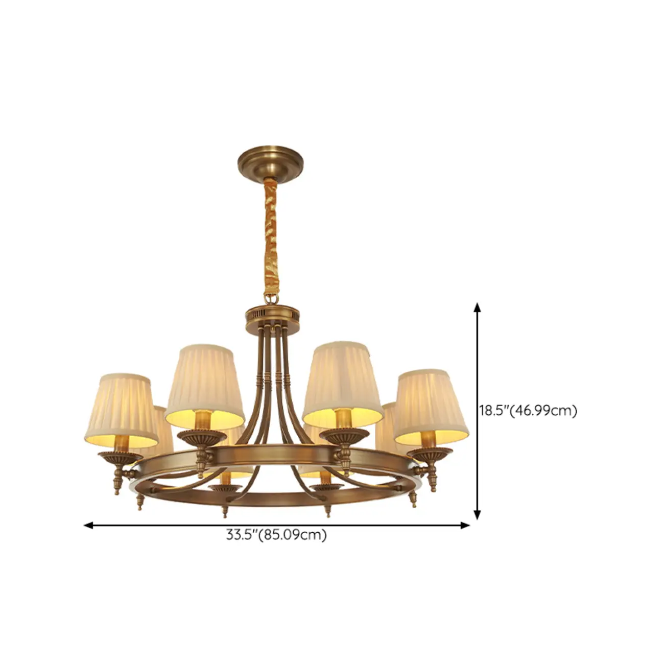 Vintage Chandelier with Metal Frame for Living Room Image - 21 | homeyfad