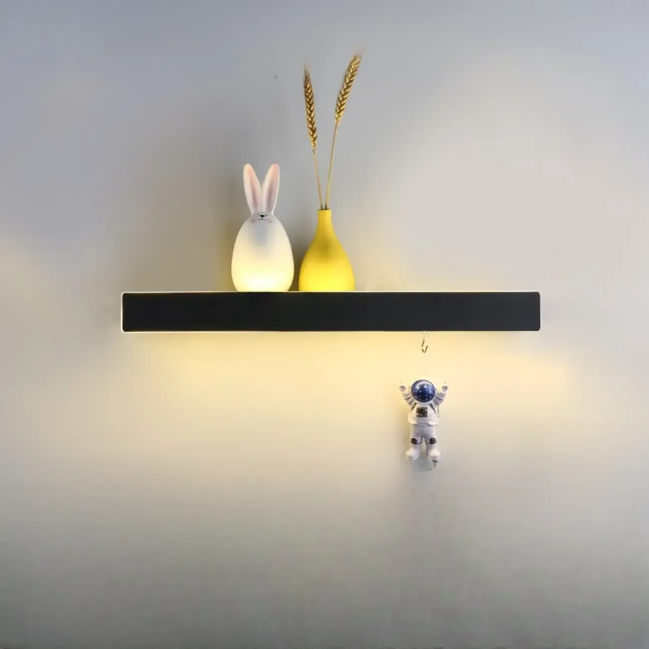 Modern up & Dowm Wall Light with Acrylic Shade Dimmable Image - 2