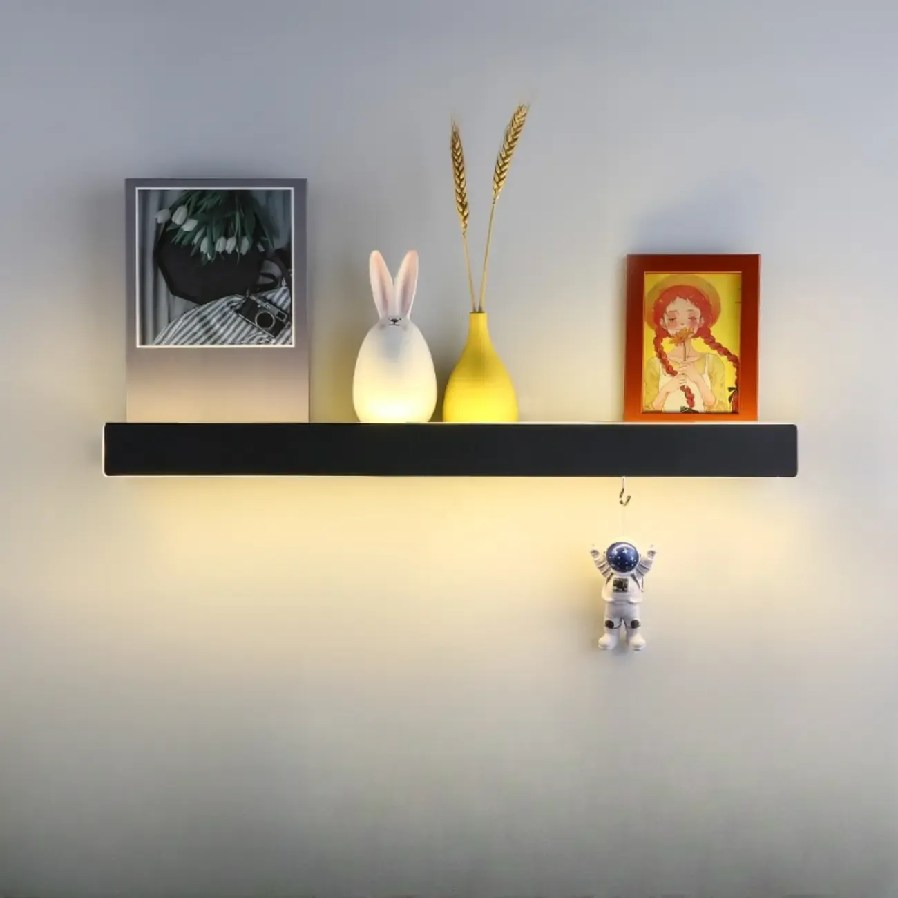 Modern up & Dowm Wall Light with Acrylic Shade Dimmable Image - 5
