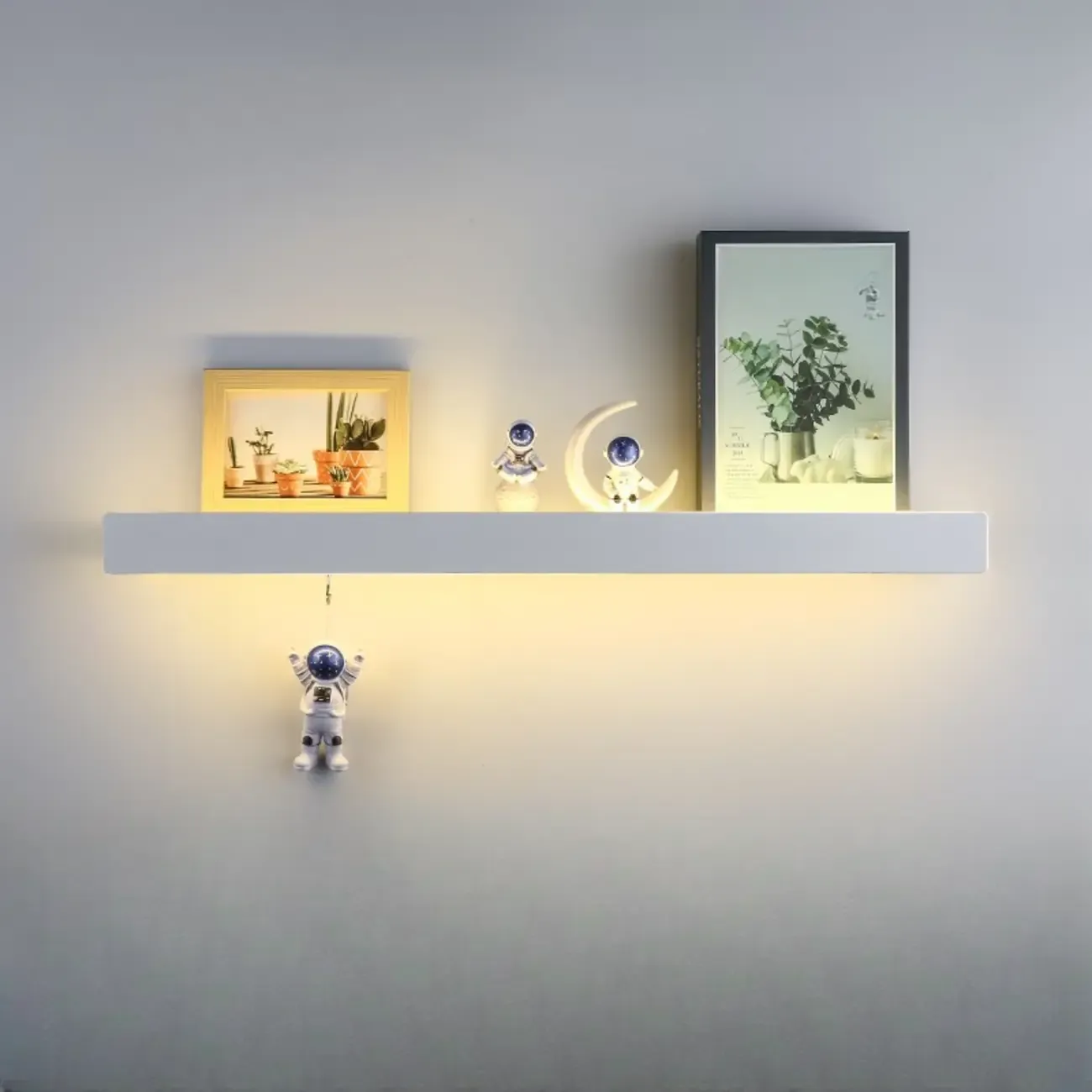 Modern up & Dowm Wall Light with Acrylic Shade Dimmable Image - 15