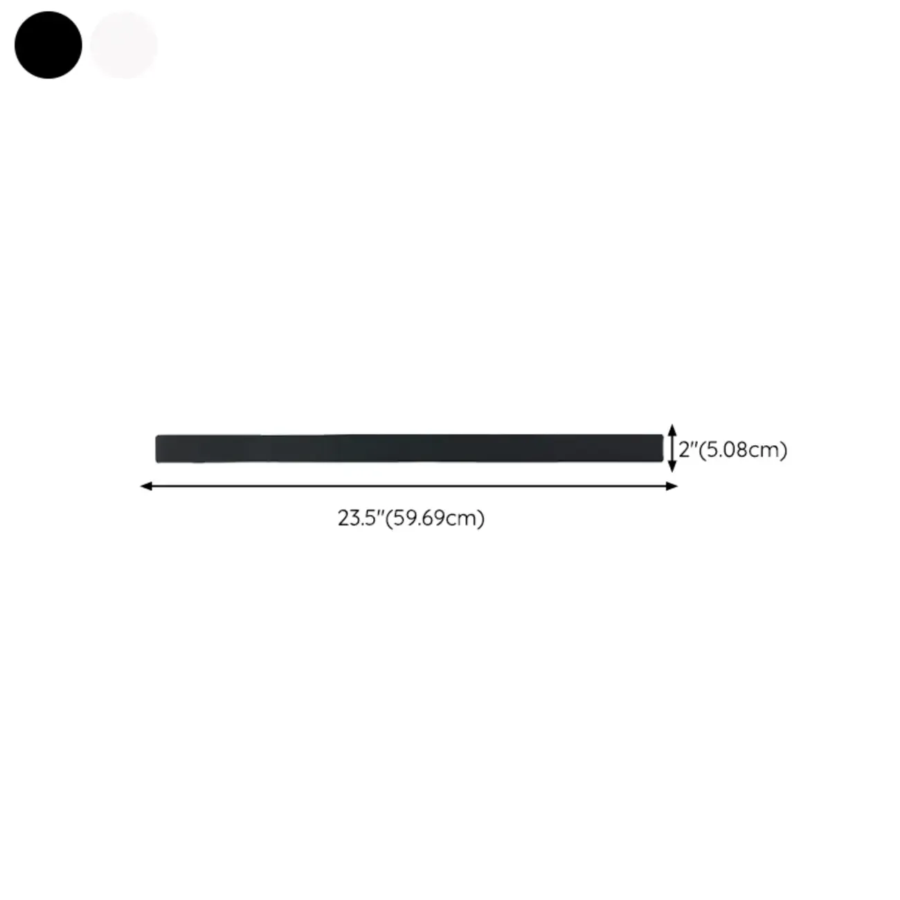 Modern up & Dowm Wall Light with Acrylic Shade Dimmable Image - 20