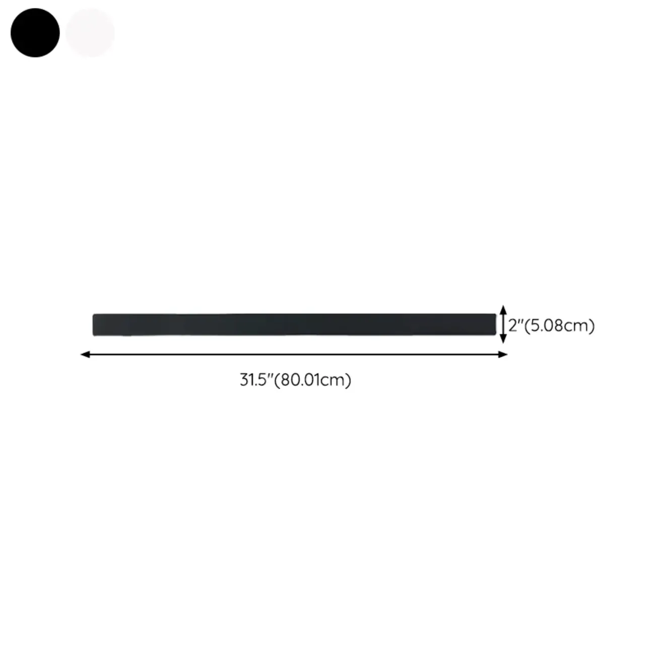 Modern up & Dowm Wall Light with Acrylic Shade Dimmable Image - 21