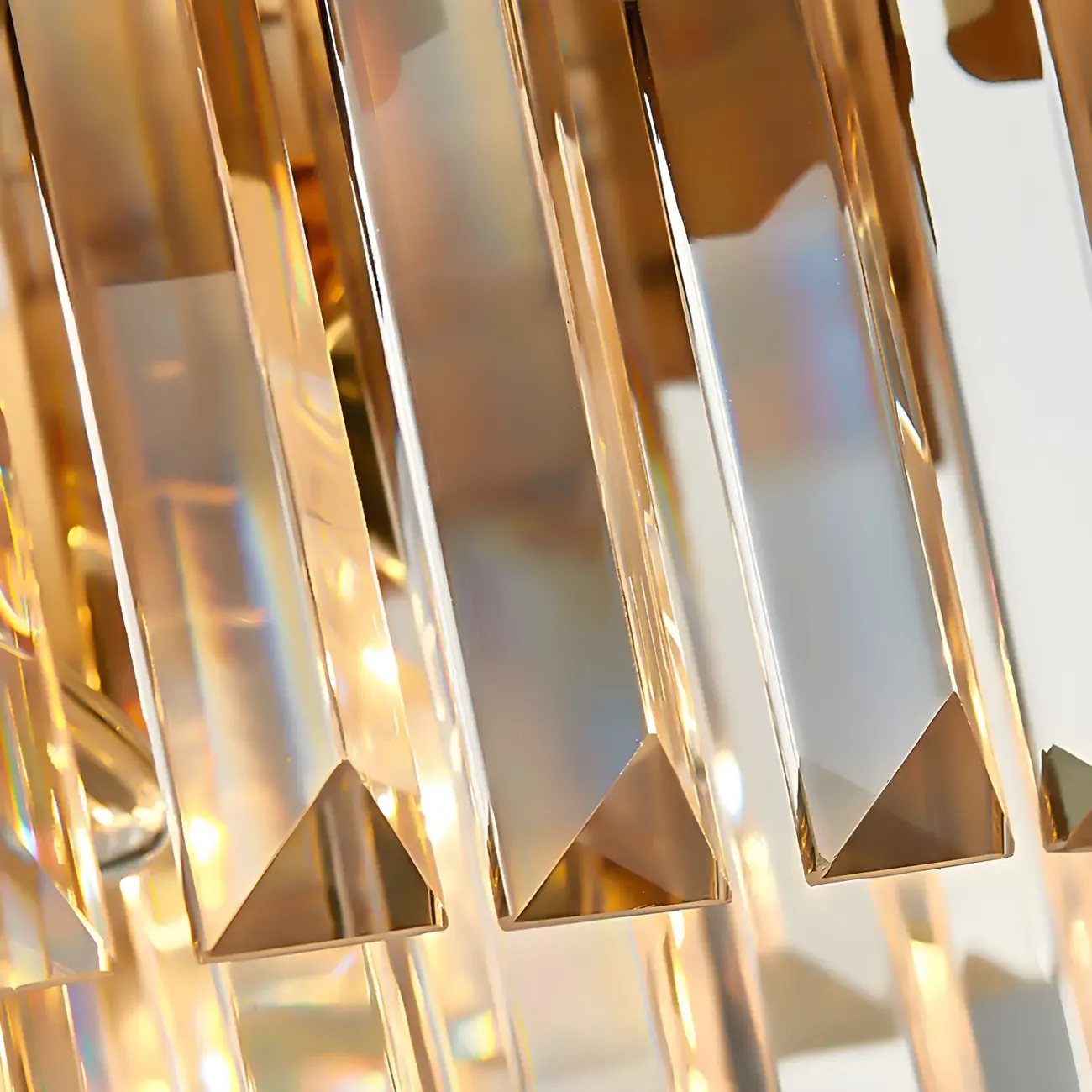 Modern Design Luxury Gold Crystal Round Chandelier Image - 8