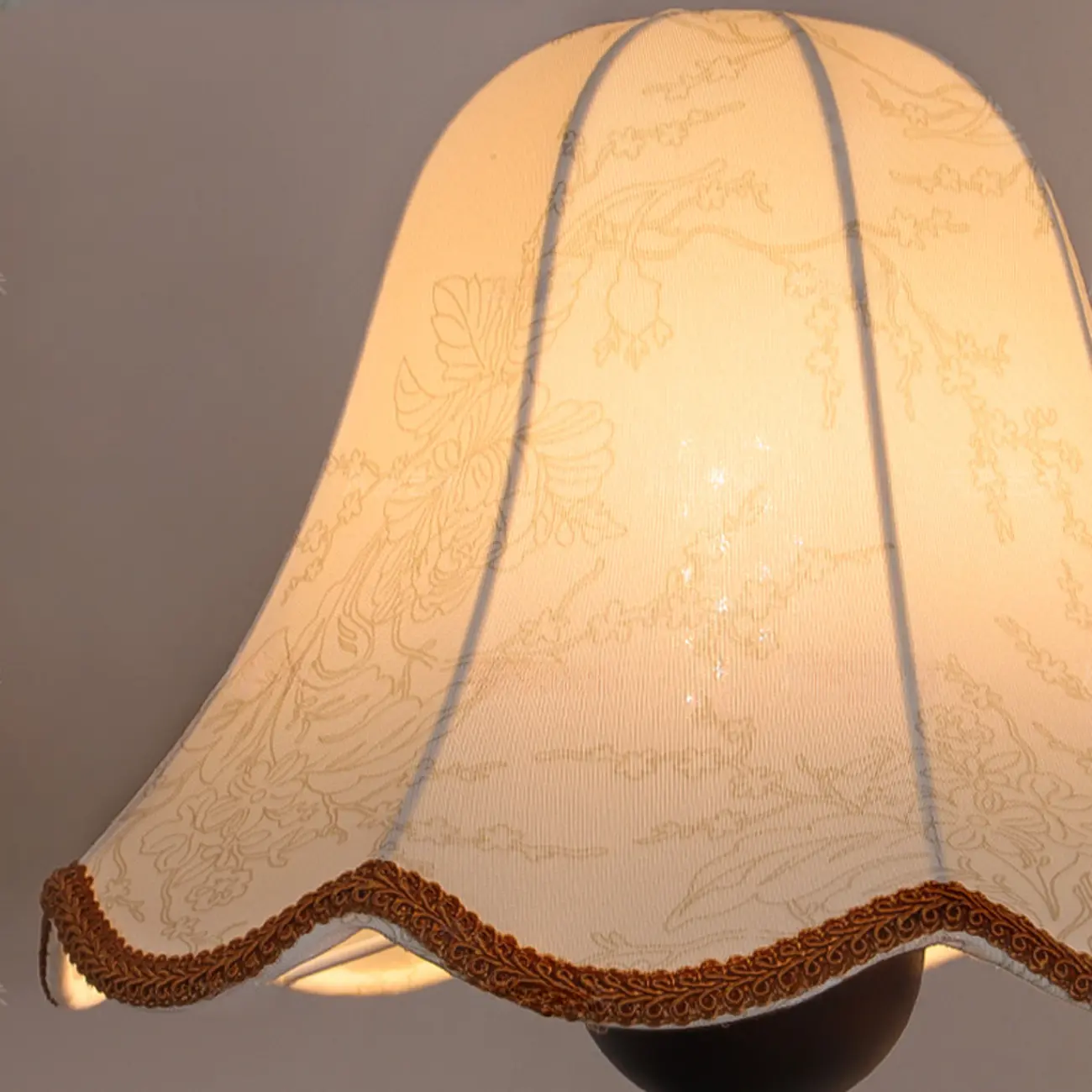 Walnut Modern Wood LED Wall Lamp Fabric Shade for Indoor  Image - 6 | homeyfad