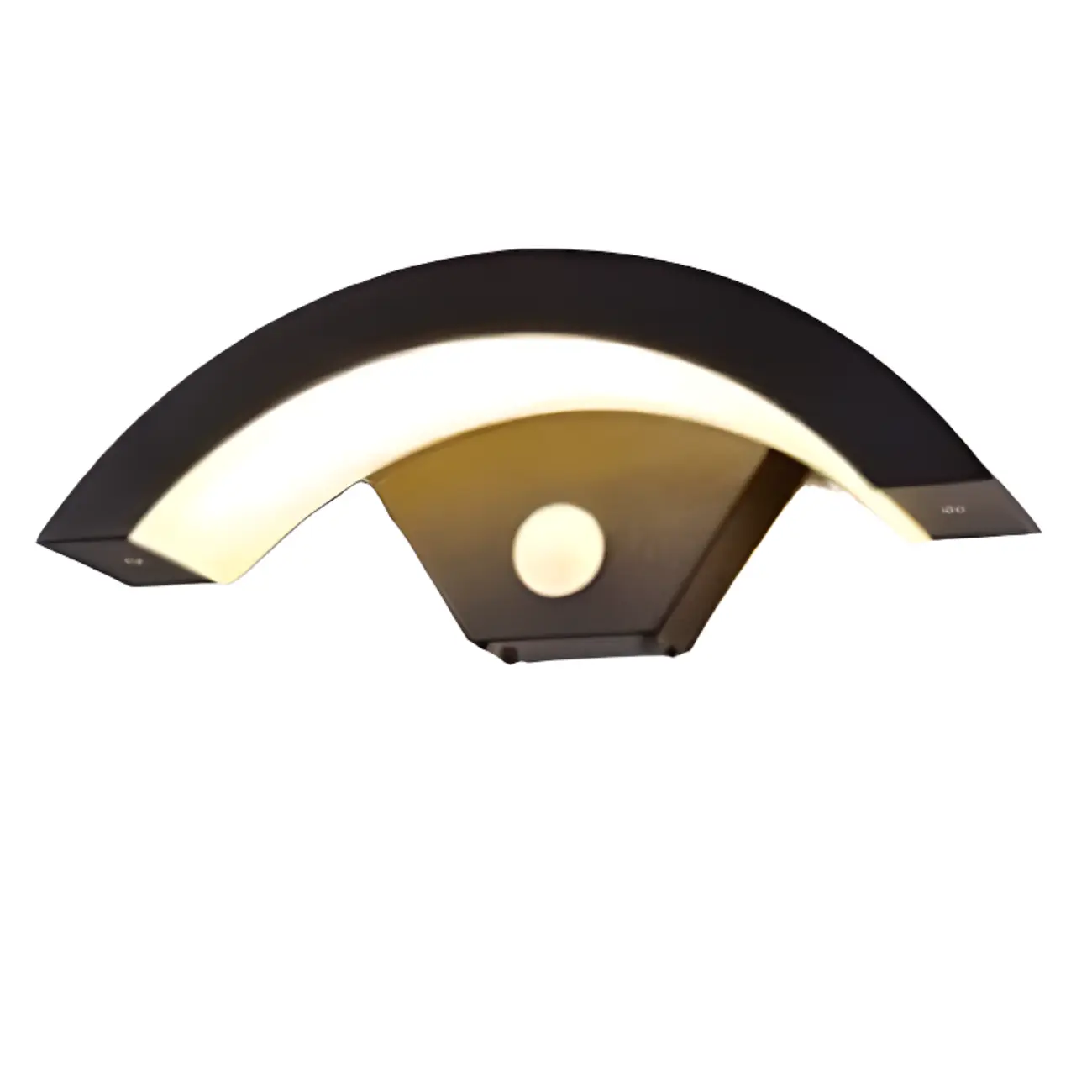 Modern Mini Metal Arc Outdoor LED Wall Light Weatherproof Image - 4 | homeyfad