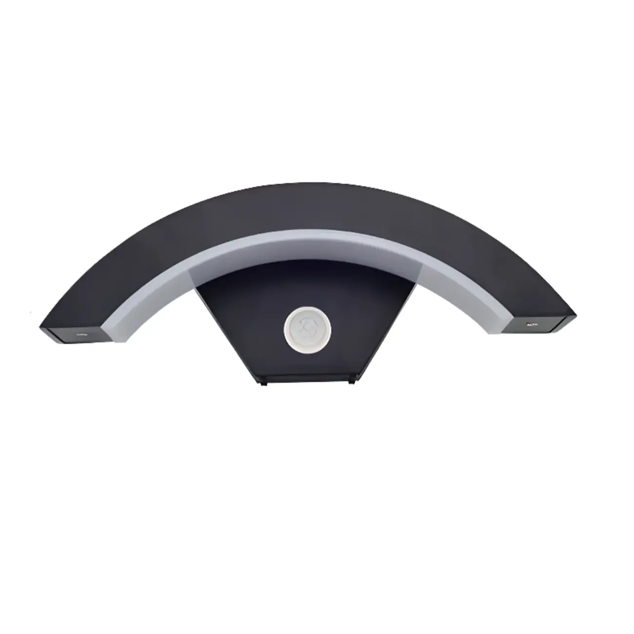 Modern Mini Metal Arc Outdoor LED Wall Light Weatherproof Image - 5