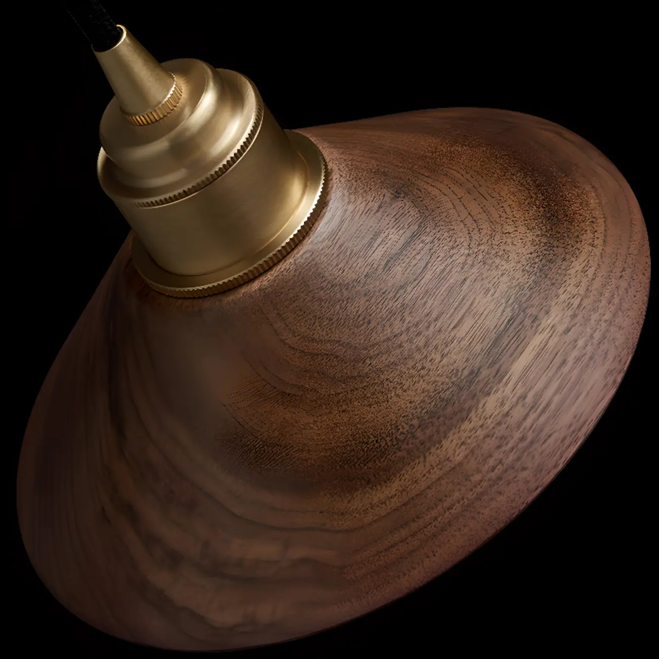 Modern Wooden Pendant Light, LED-Compatible, Dining Room Image - 12 | homeyfad