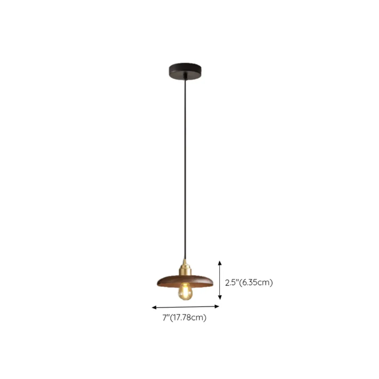 Modern Wooden Pendant Light, LED-Compatible, Dining Room Image - 14