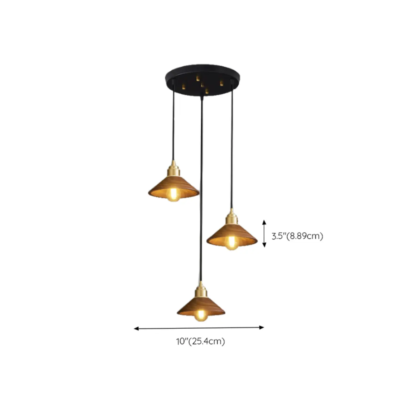 Modern Wooden Pendant Light, LED-Compatible, Dining Room Image - 15 | homeyfad