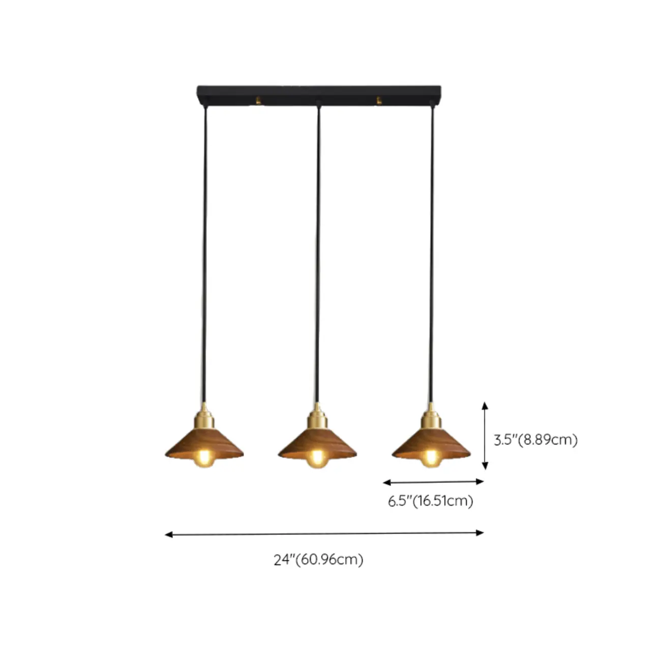 Modern Wooden Pendant Light, LED-Compatible, Dining Room Image - 17 | homeyfad