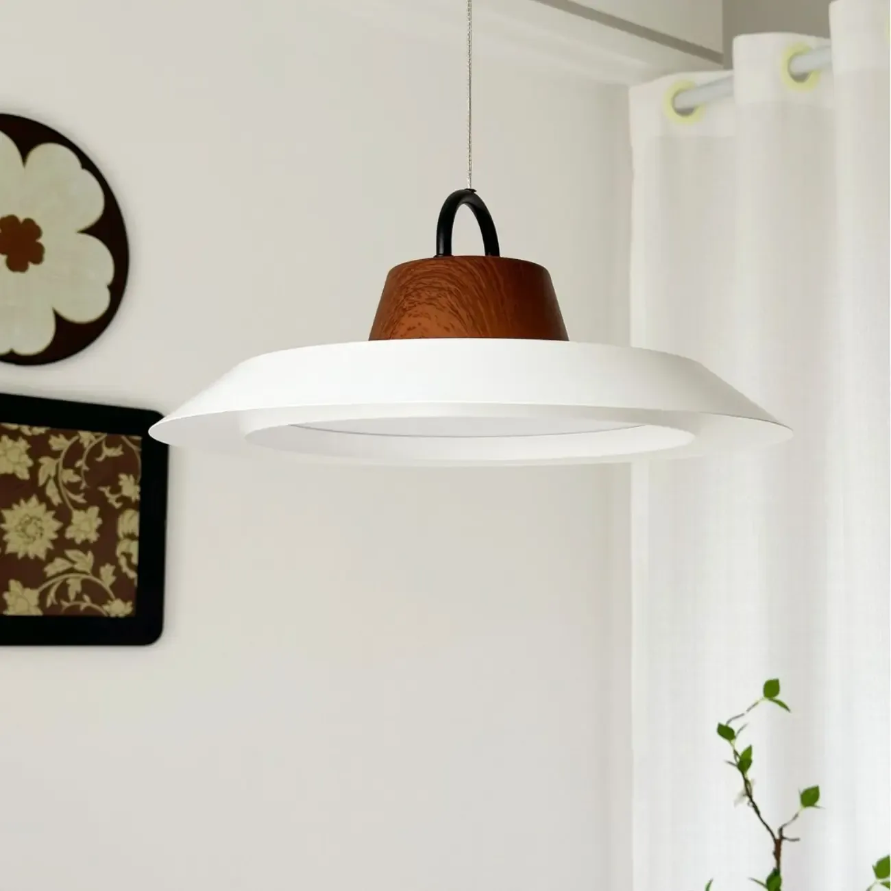 Modern Dimmable LED Pendant Light Adjustable Height for Kitchen Image - 3