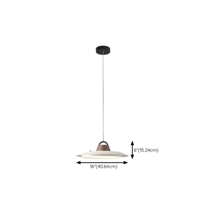 Modern Dimmable LED Pendant Light Adjustable Height for Kitchen #size