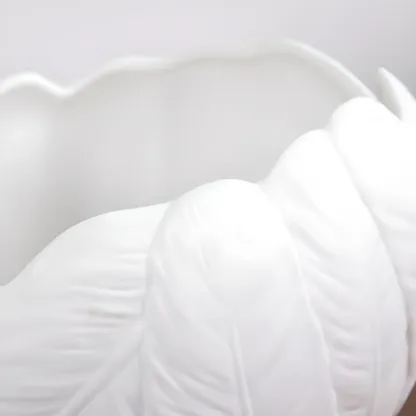 Modern White Ceramic Pendant Light Adjustable Height for Kitchen Image - 6