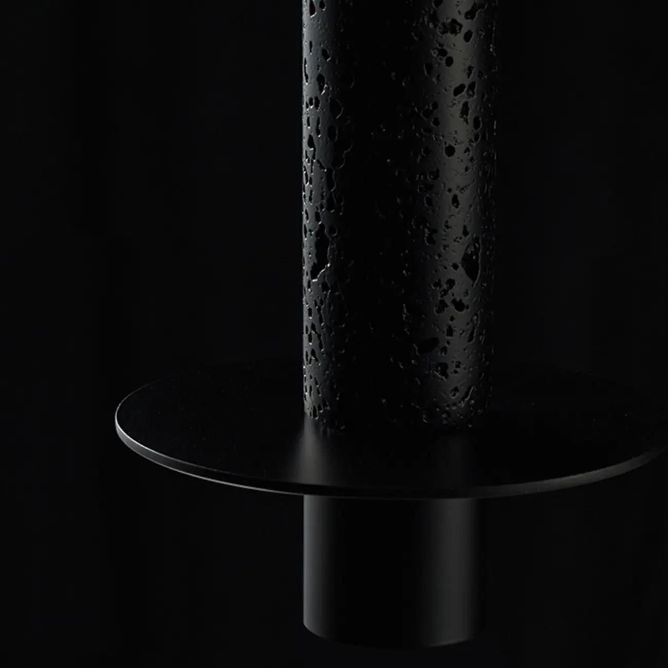 Stylish Mini Black Stone Pendant Light for Kitchen Island Image - 7 | homeyfad