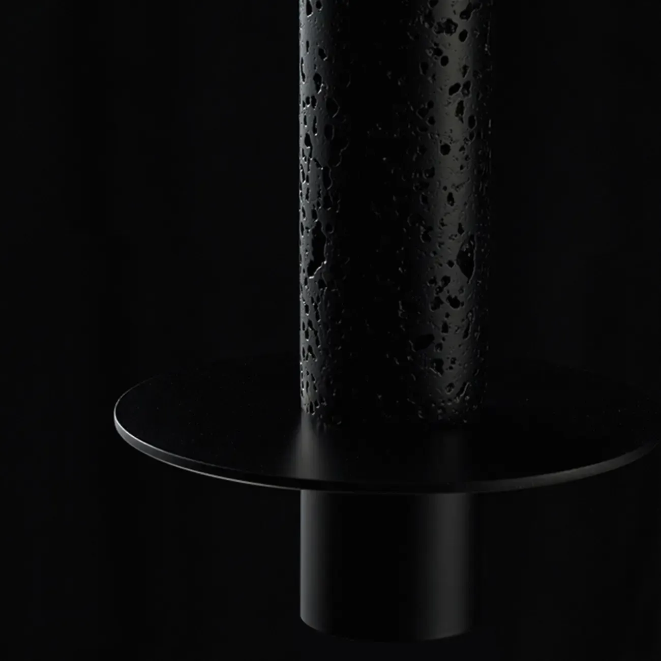 Stylish Mini Black Stone Pendant Light for Kitchen Island Image - 7