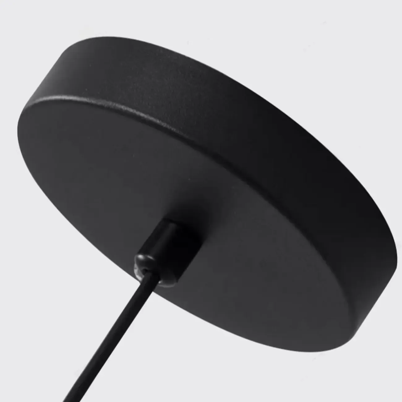 Modern Black Metal Geometric Pendant Light Image - 6