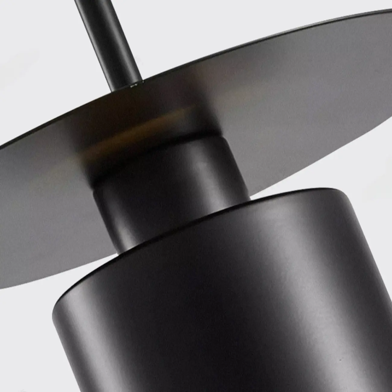 Modern Black Metal Geometric Pendant Light Image - 7 | homeyfad