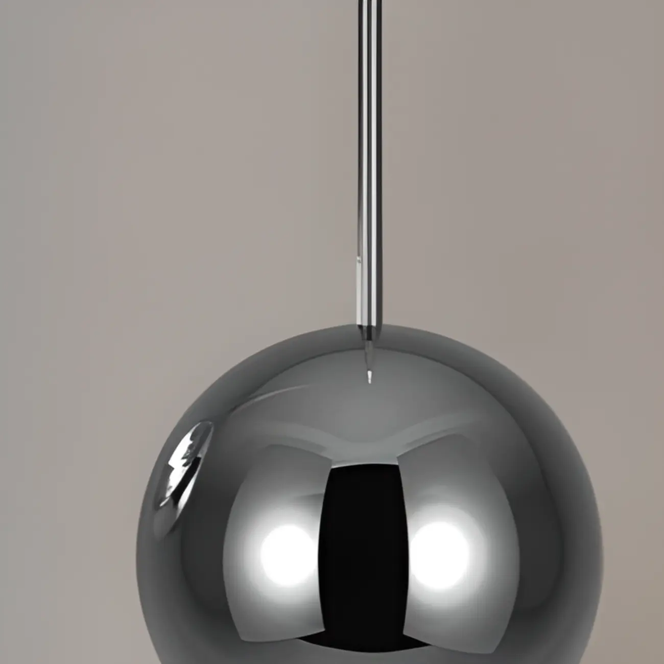 Modern Chrome Glass Globe Adjustable Pendant Light | homeyfad