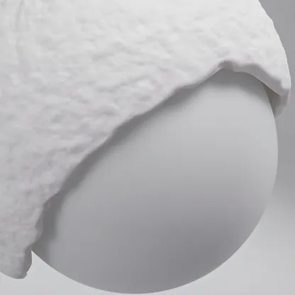 Modern Ceramic Globe Pendant Light for Dining Area Image - 7