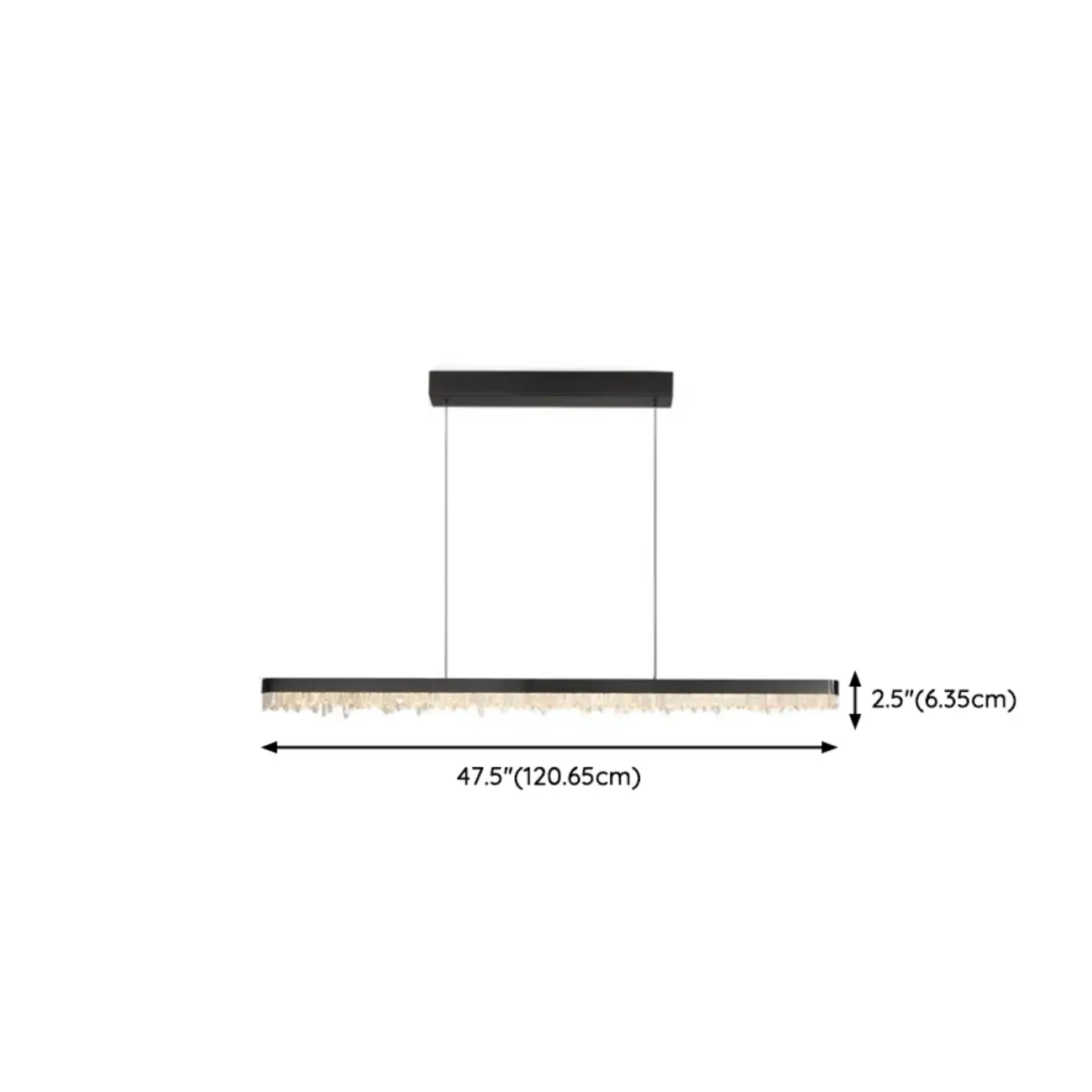 Modern Crystal Kitchen Island Light Dimmable LED for Dining Image - 12 | homeyfad