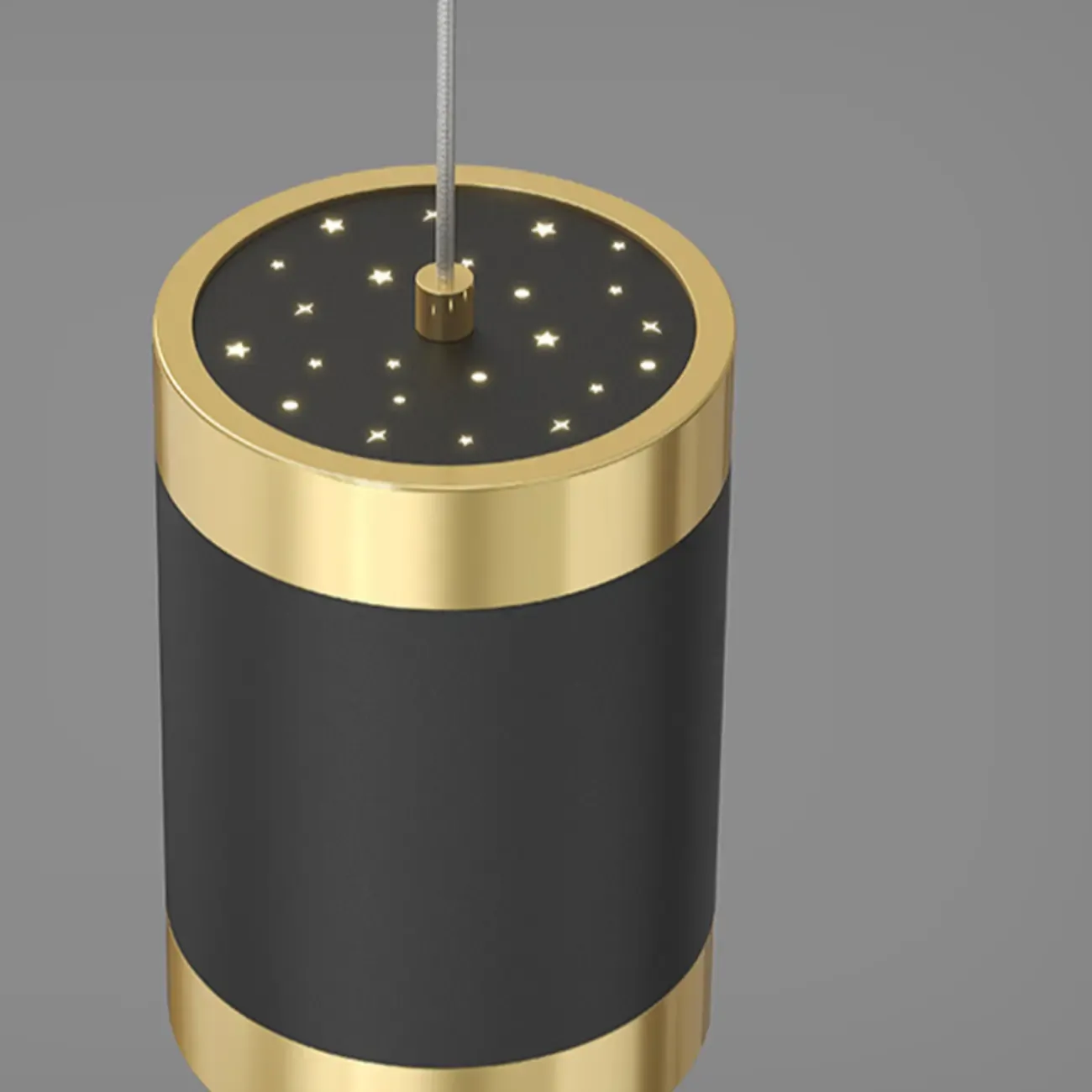 Stylish LED Metal Linear Island Light Adjustable for Dining Area