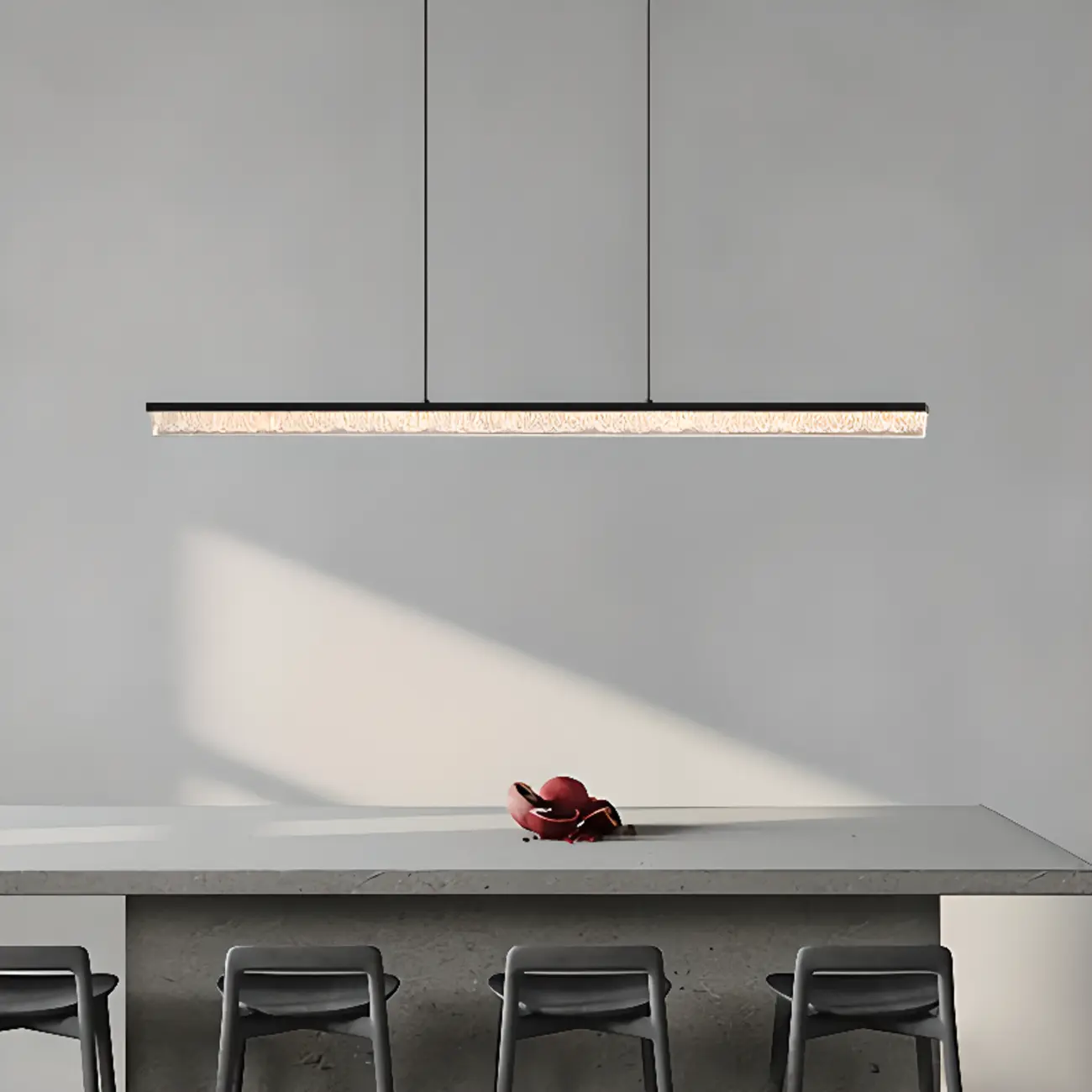 Modern Rectangle Dimmable LED Kitchen Island Pendant Lighting Image - 1 | homeyfad