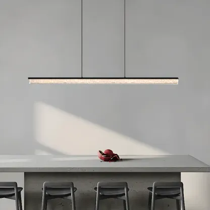 Modern Rectangle Dimmable LED Kitchen Island Pendant Lighting Image - 1