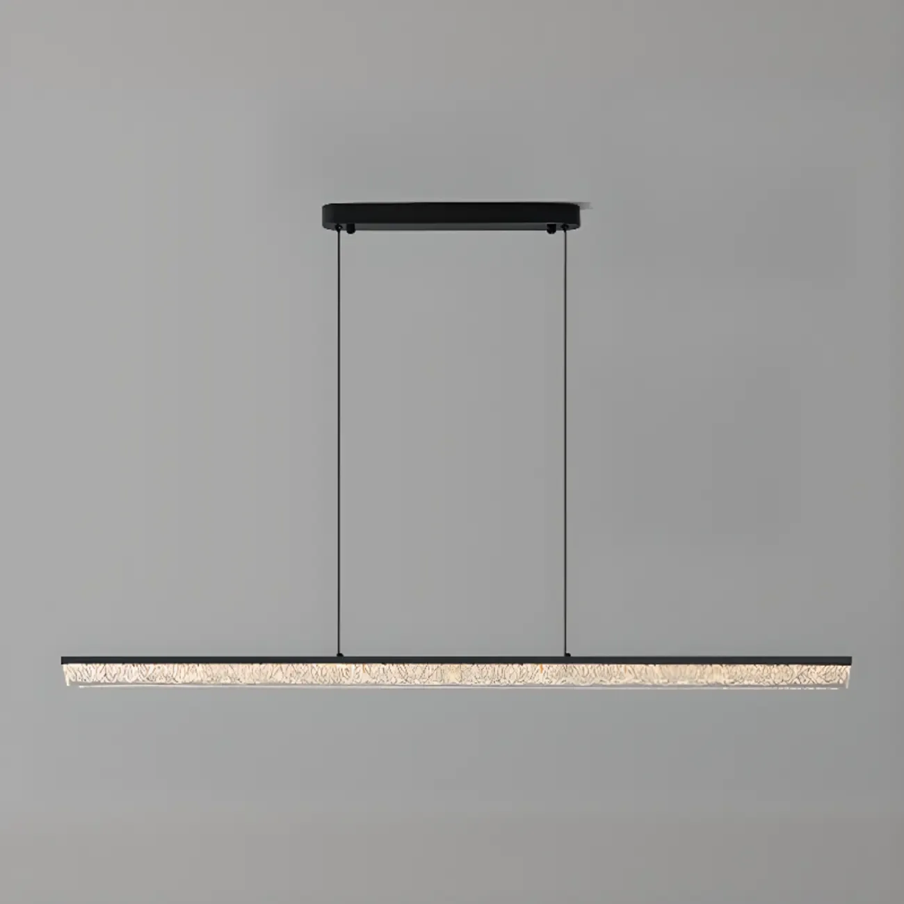 Modern Rectangle Dimmable LED Kitchen Island Pendant Lighting Image - 2