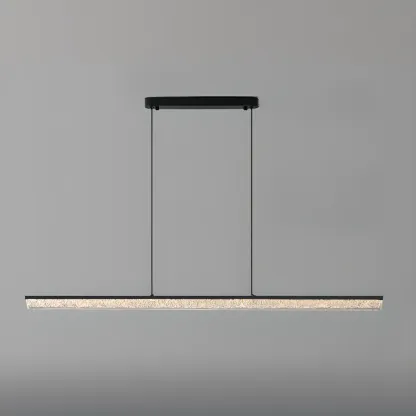 Modern Rectangle Dimmable LED Kitchen Island Pendant Lighting Image - 3