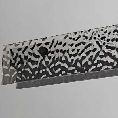 Modern Black Rectangular Dimmable LED Island Light for Dining Image - 13