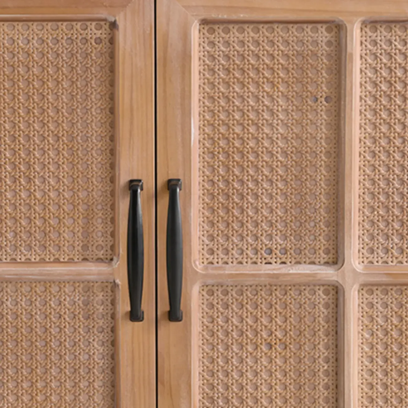 Rustic Multi-Color Wooden Bookcase with Drawers Image - 8