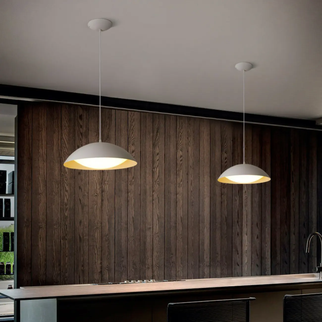 Modern Metal Pendant Lights for Kitchen Island Image - 2 | homeyfad