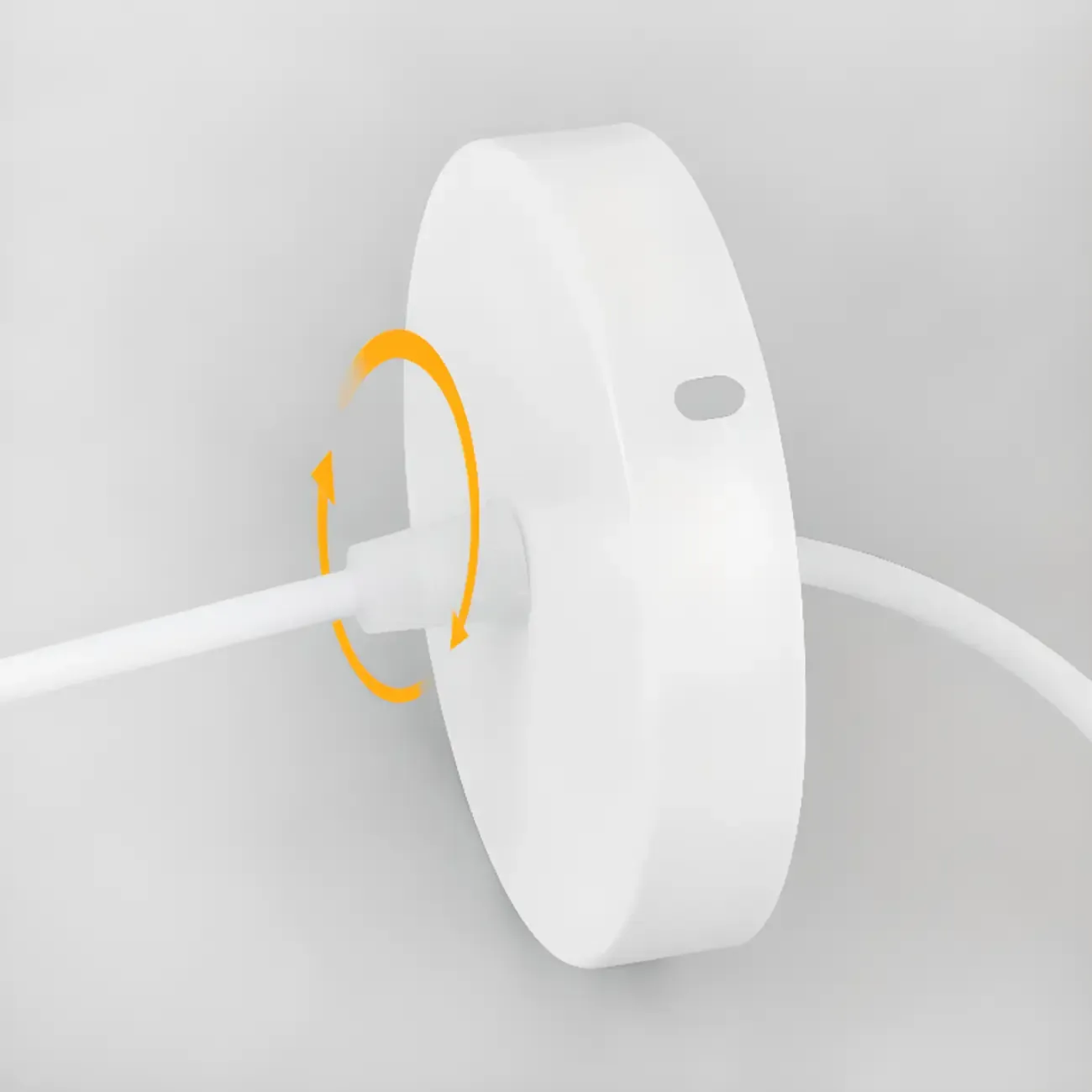 Minimalist White Globe Glass Kitchen Pendant Light Adjustable Image - 8