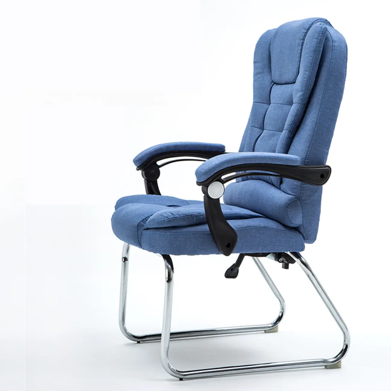 Black Leather Reclining Executive Office Chair Image - 16 | homeyfad