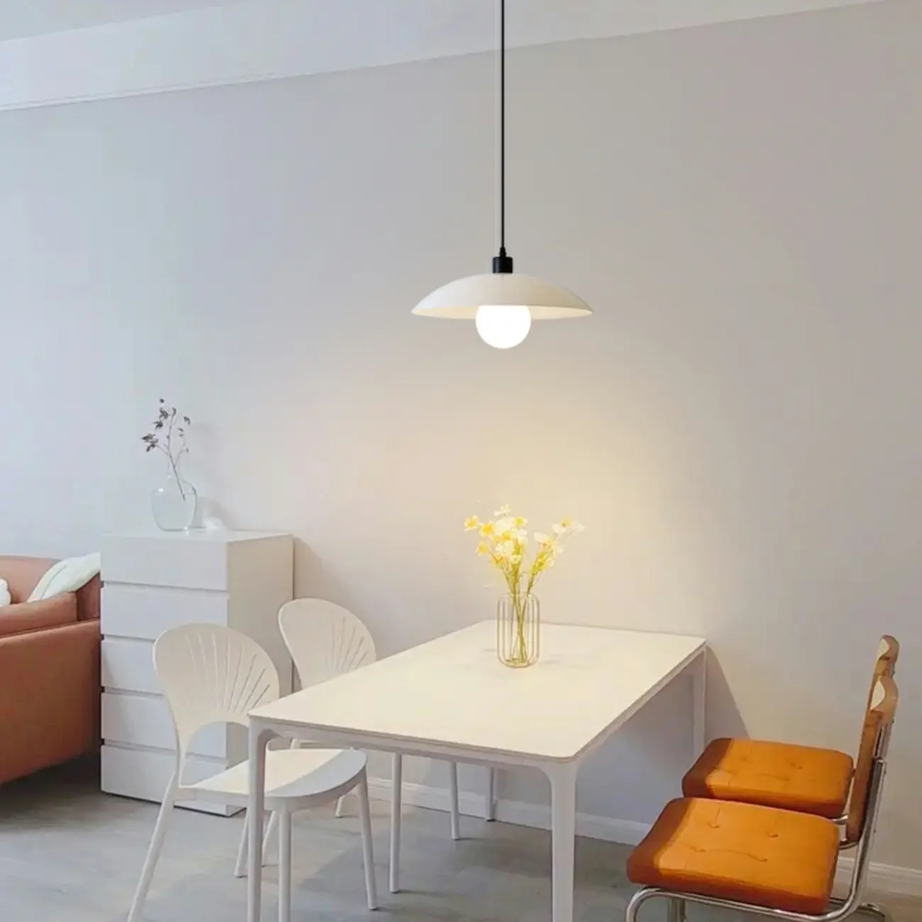 Modern Glass Shade Adjustable Pendant Light for Dining Image - 5 | homeyfad