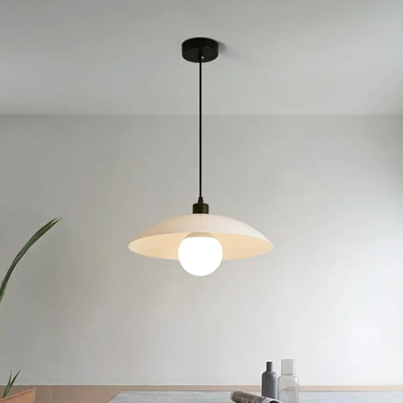 Modern Glass Shade Adjustable Pendant Light for Dining Image - 9 | homeyfad