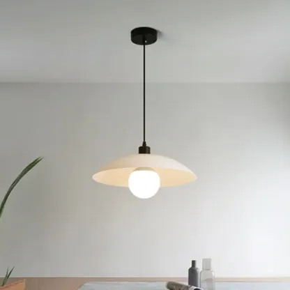 Modern Glass Shade Adjustable Pendant Light for Dining Image - 9