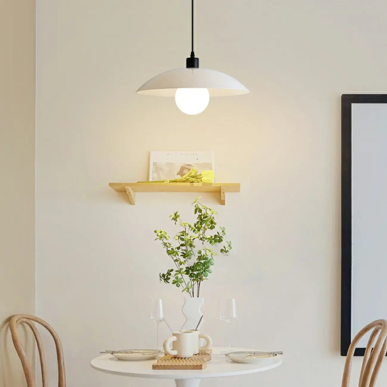 Modern Glass Shade Adjustable Pendant Light for Dining Image - 2 | homeyfad