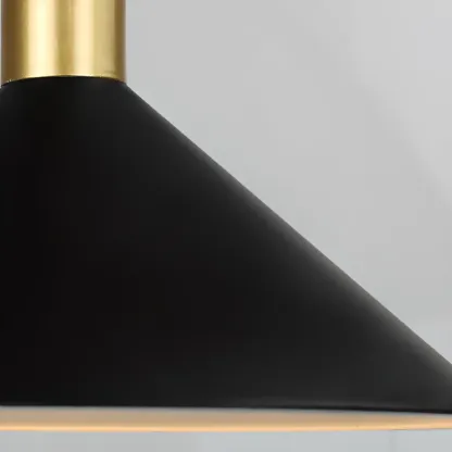 Industrial Metal Cone Pendant Light for Kitchen Image - 2