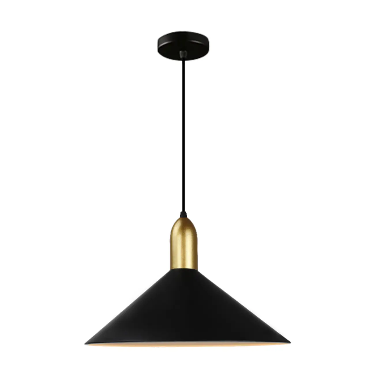 Industrial Metal Cone Pendant Light for Kitchen Image - 9 | homeyfad