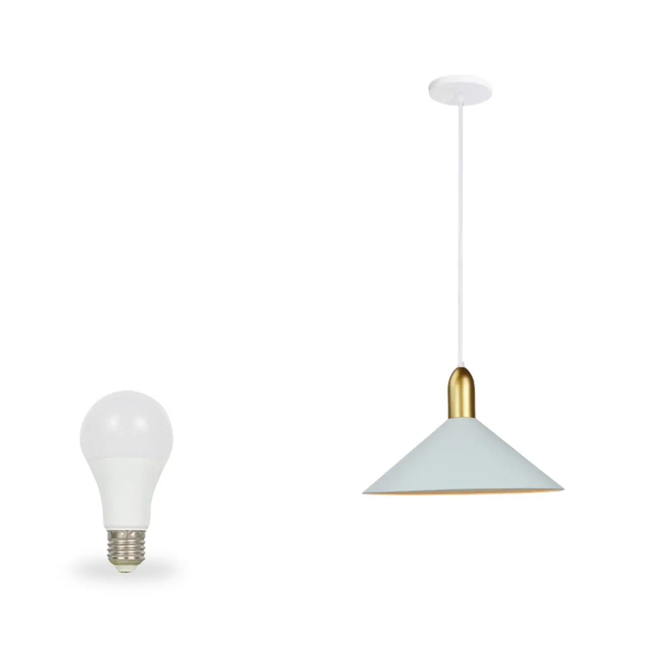 Industrial Metal Cone Pendant Light for Kitchen Image - 11 | homeyfad