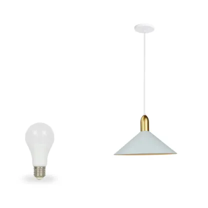 Industrial Metal Cone Pendant Light for Kitchen Image - 11