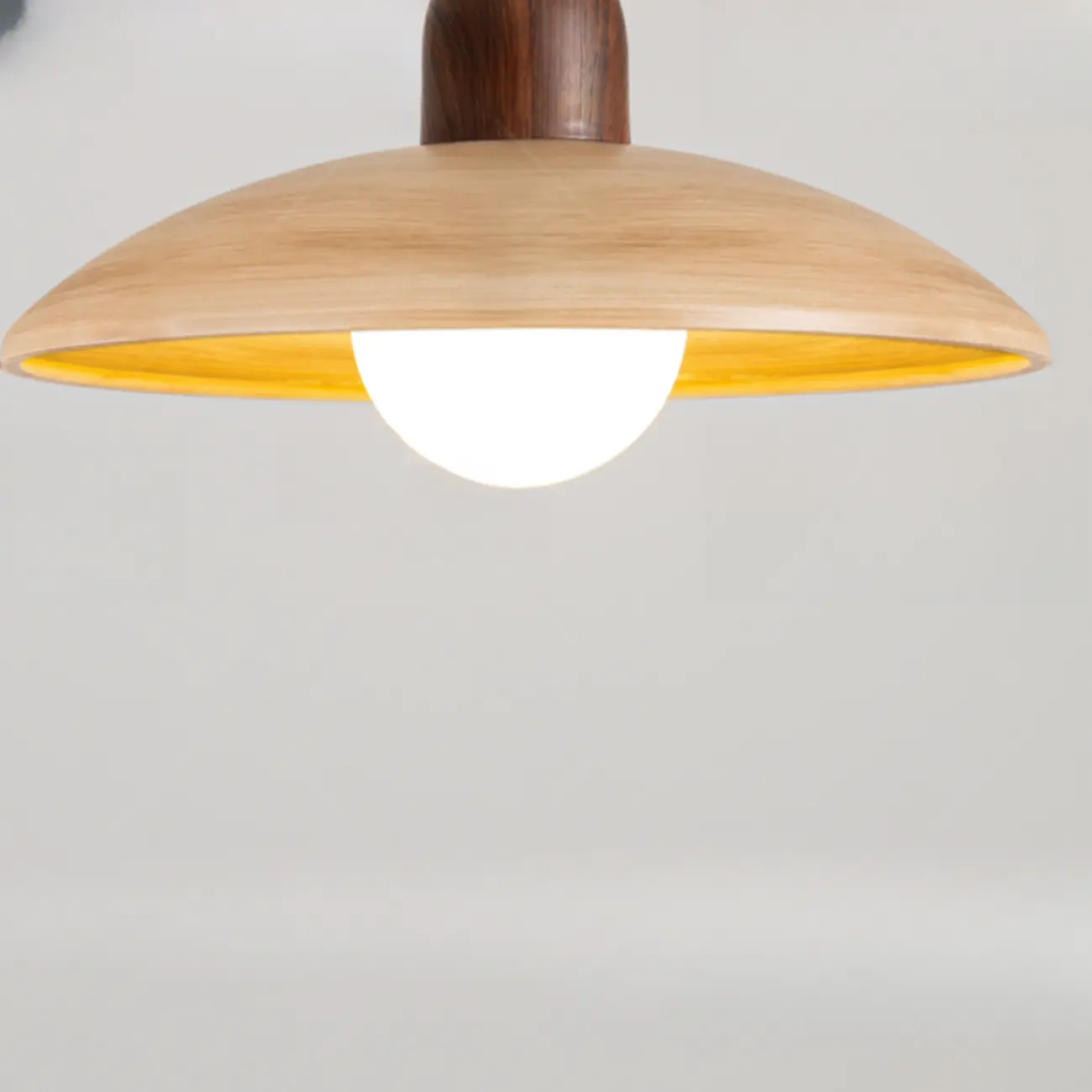 Modern Wood and Glass Pendant Light for Dining Rooms Image - 7 | homeyfad