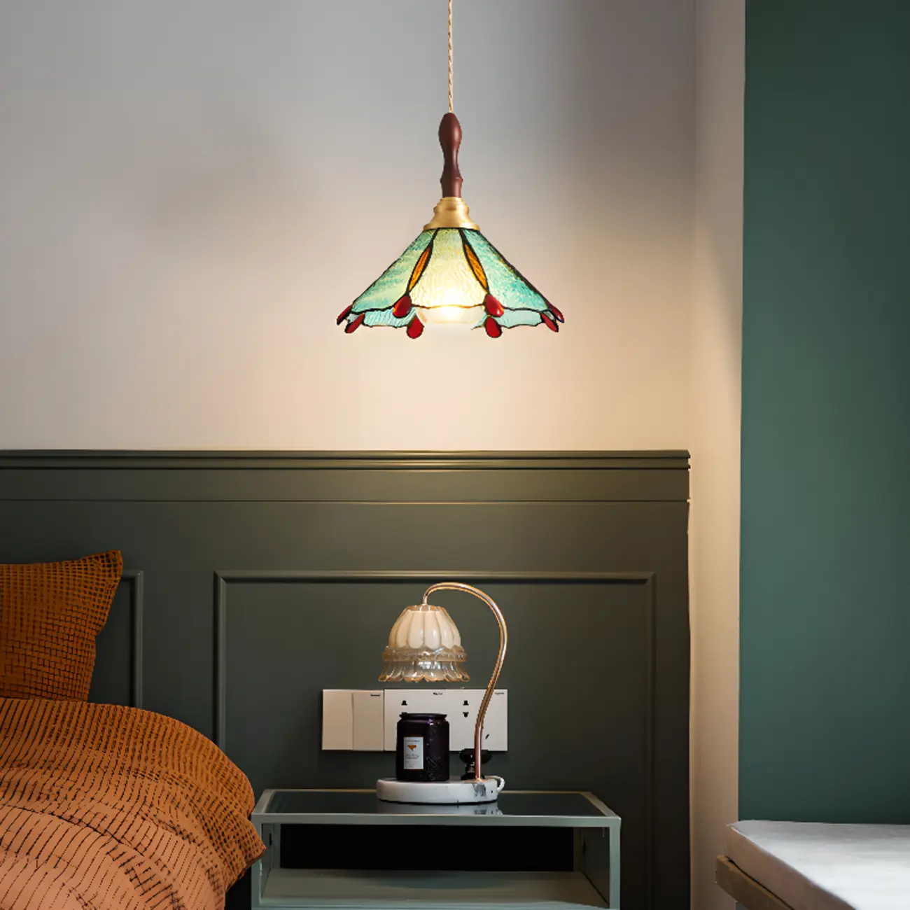 Vintage Glass Pendant Light for Dining and Kitchen Image - 3 | homeyfad