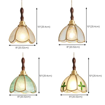 Vintage Glass Pendant Light for Dining and Kitchen Image - 6